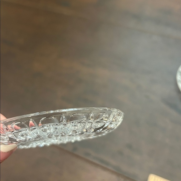 vintage crystal glass coasters - Picture 3 of 3